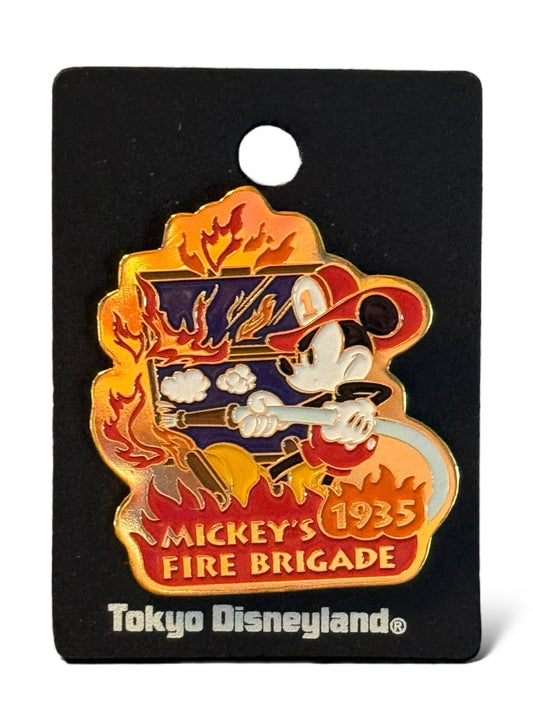 TDR Mickey Shorts Mickey's Fire Brigade 1935 Pin