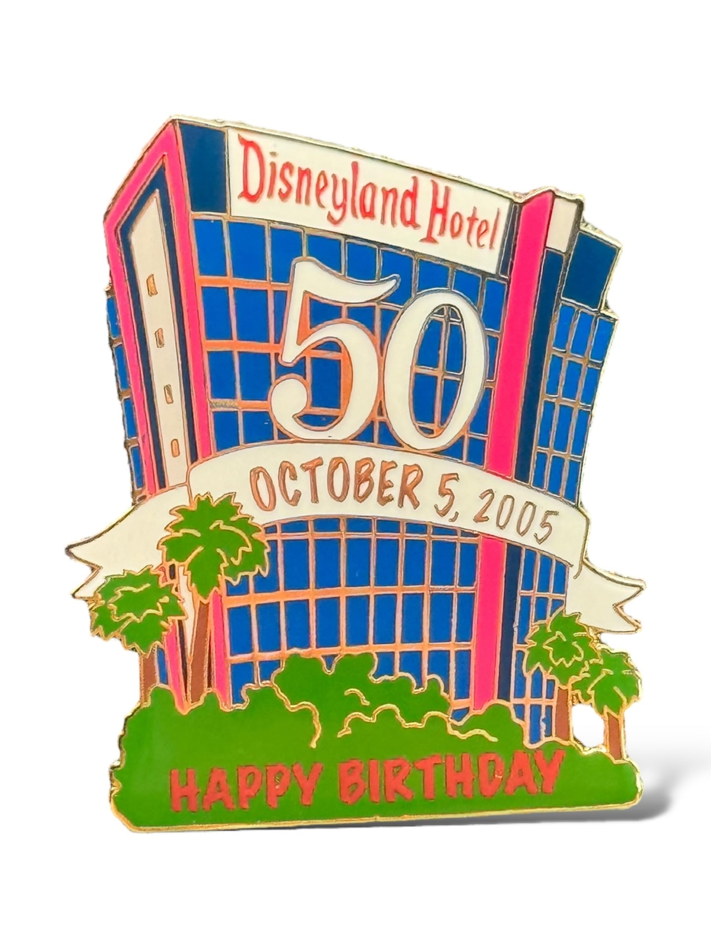 DEC Disneyland Hotel 50 Years Pin