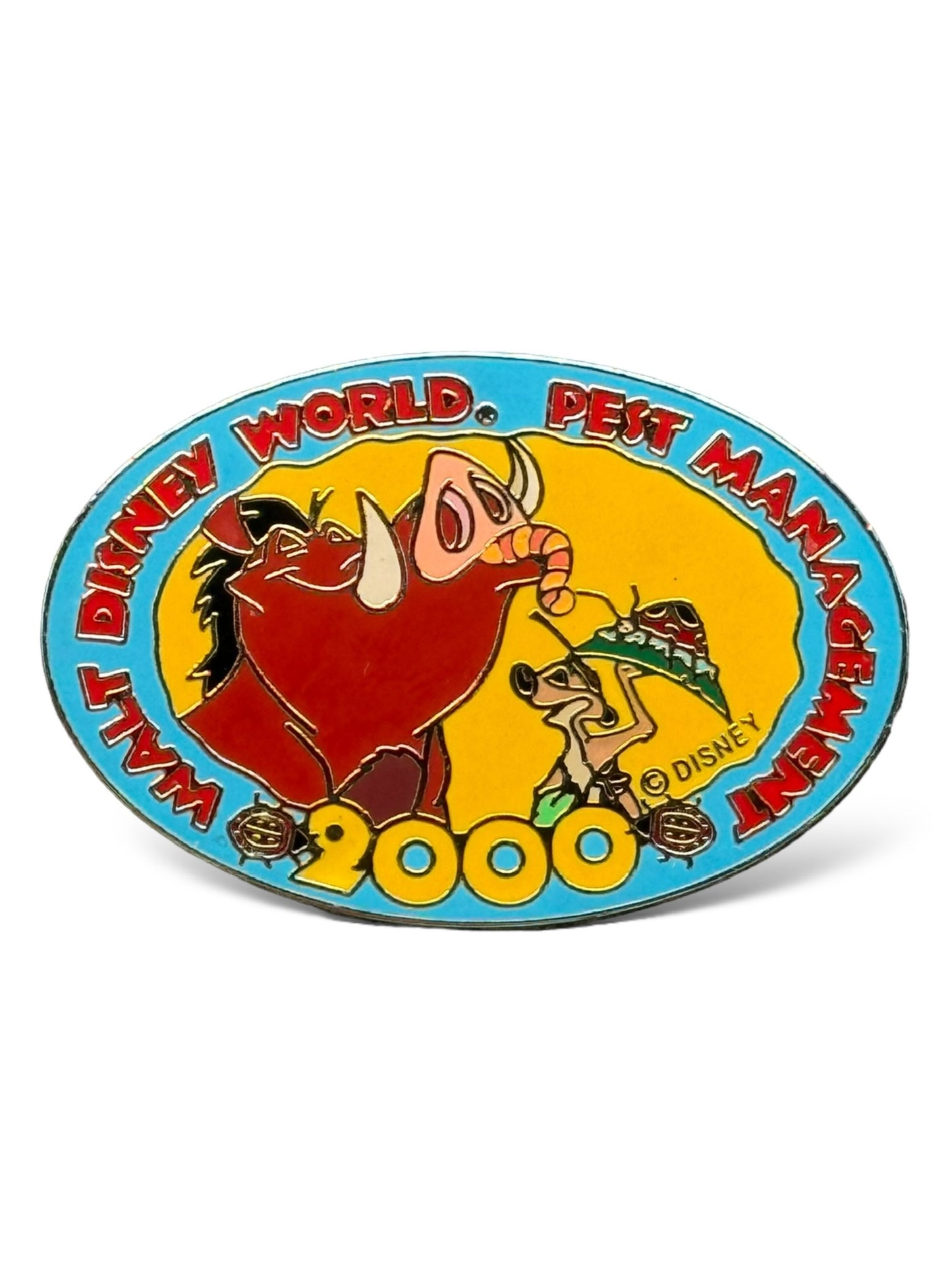 WDW Timon & Pumbaa Pest Management 2000 Pin