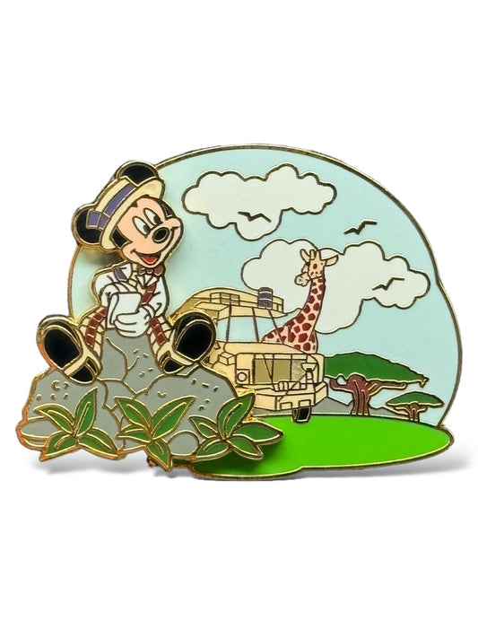 WDW Mickey The Scoop! Kilimanjaro Safaris Expedition Pin