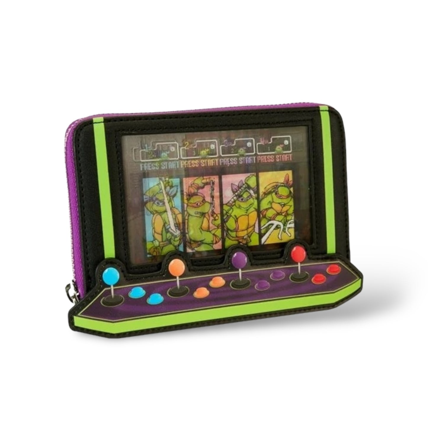 Loungefly 40th Anniversary Teenage Mutant Ninja Turtles Zip-Around Wallet