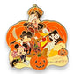 JDS Happy Halloween Mickey, Minnie, Donald Duck & Goofy Pin