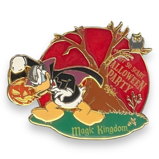 WDW Mickey's Not So Scary Halloween Party 2006 Donald Vampire Pin