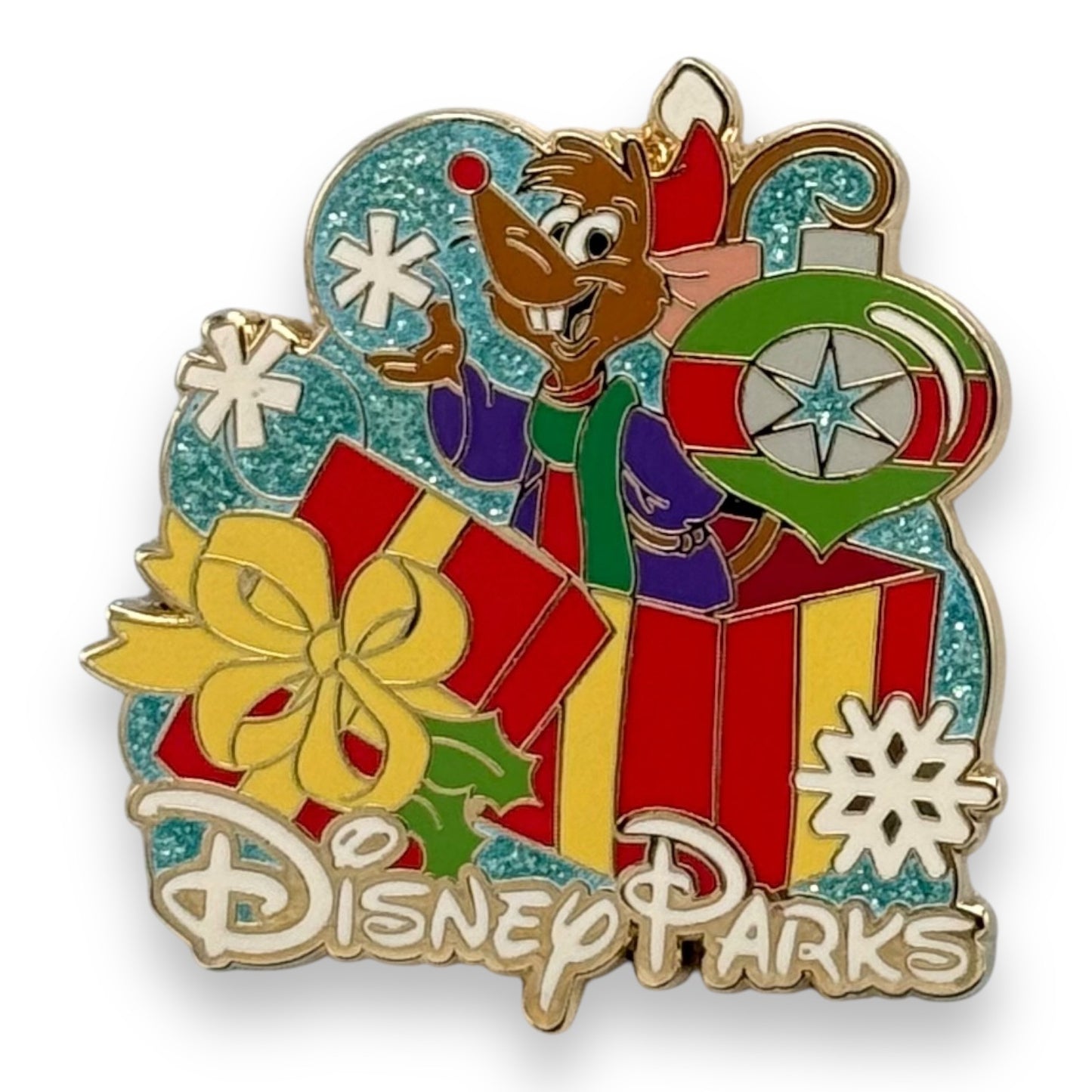 Disney Parks Winter Holiday Jaq Pin