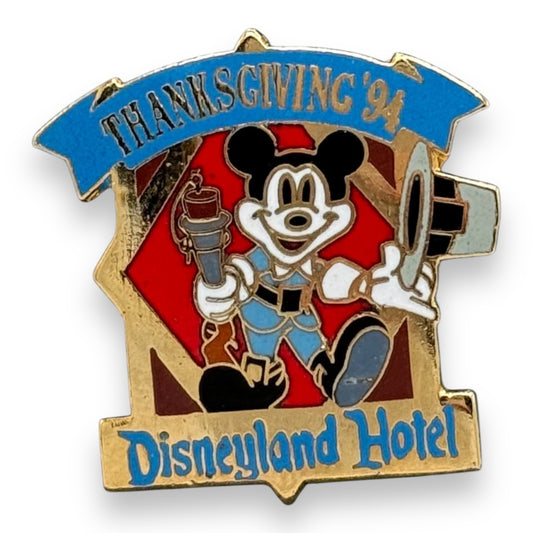 DEC Disneyland Hotel Thanksgiving 1994 Mickey Pin