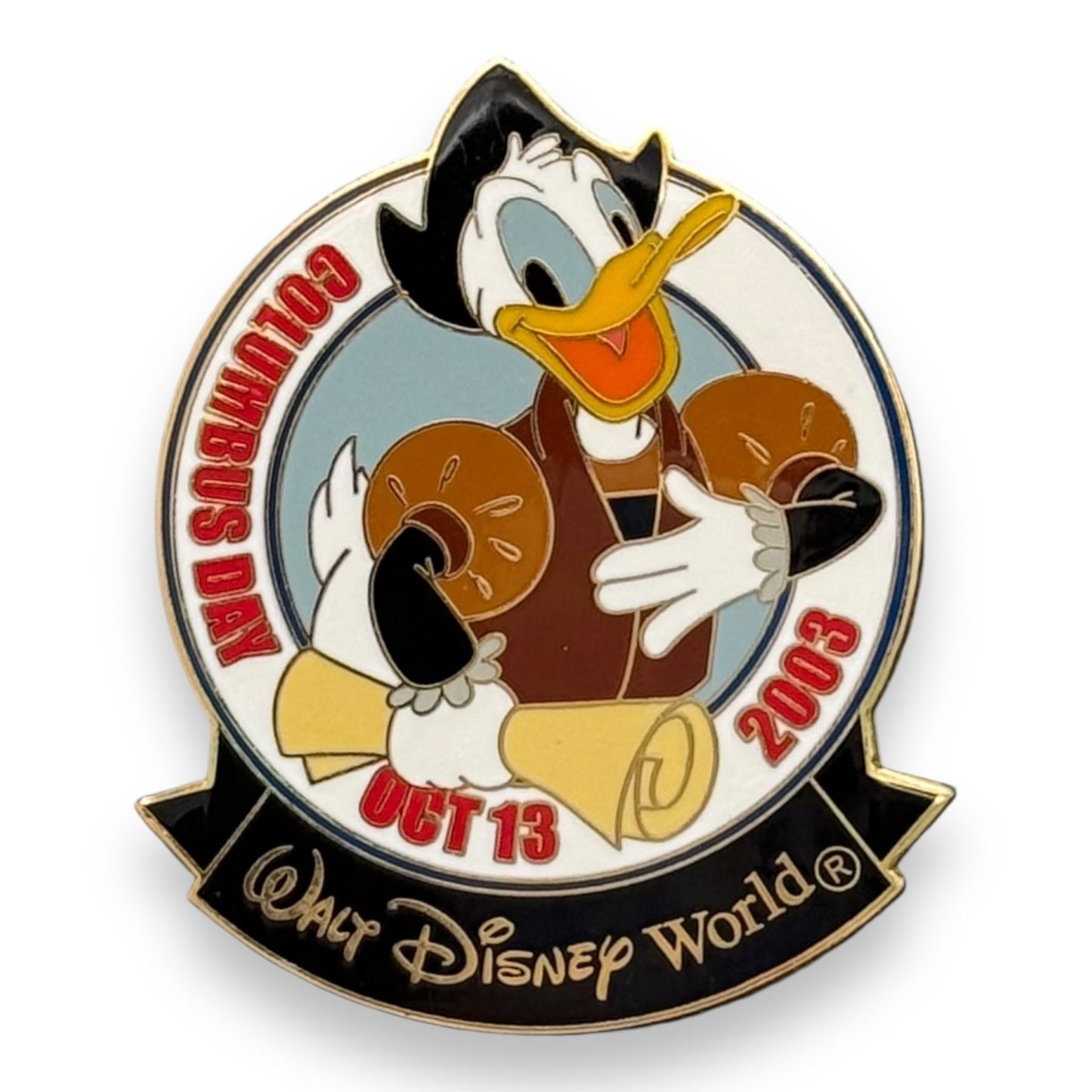 WDW Donald Duck Columbus Day 2003 Pin