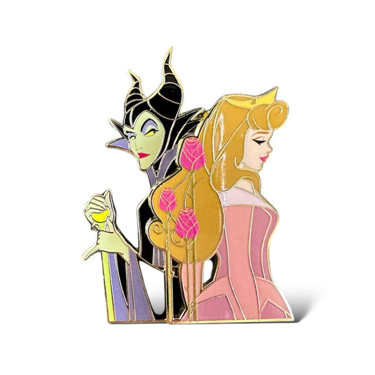 DLRP Sleeping Beauty Maleficent and Aurora Pin