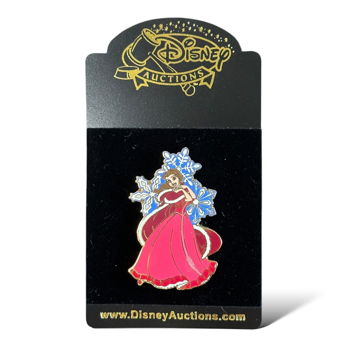 Disney Auctions Winter Flurries Belle Pin