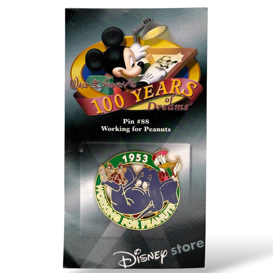 Disney Store 100 Years of Dreams Working For Peanuts 1953 Pin
