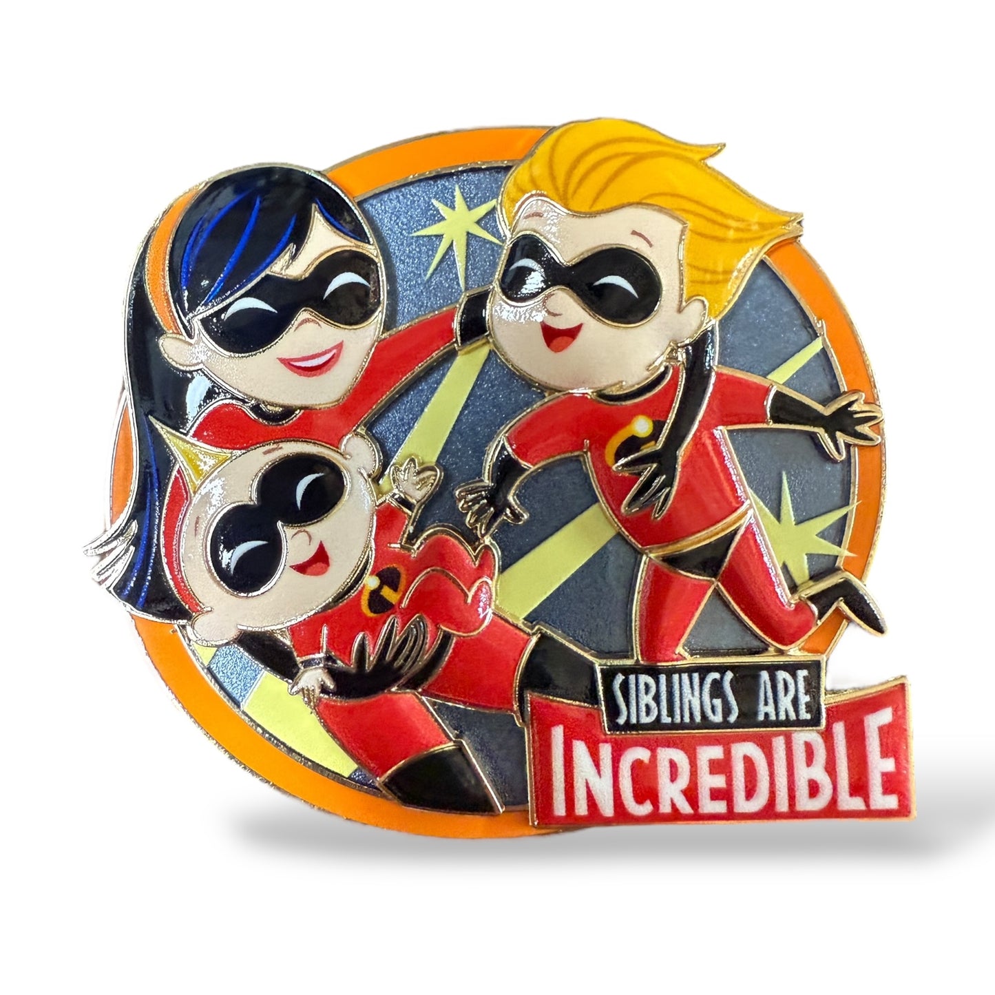 DEC Siblings Series Violet, Dash, Jack-Jack Siblings are Incredible Pin