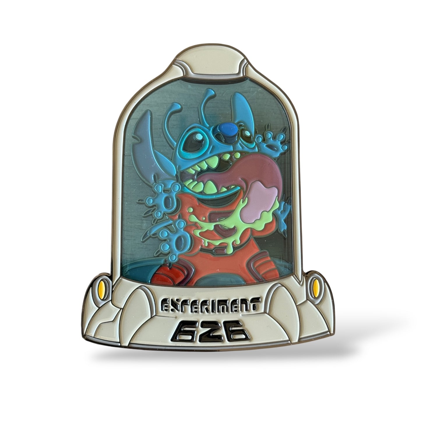 DLRP Experiment 626 Stitch Day Glass Dome Jumbo Pin