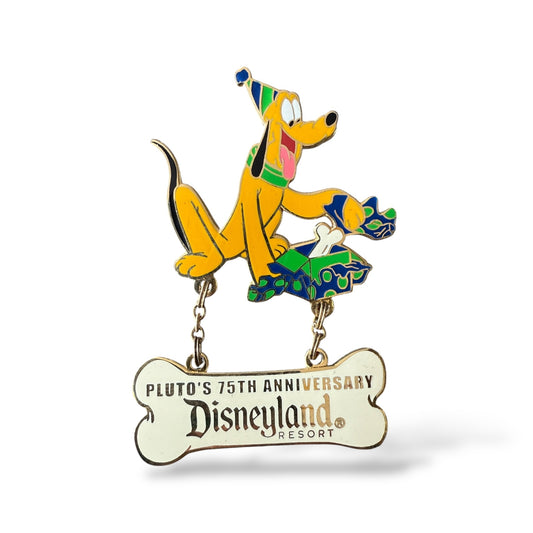 DLR 75th Anniversary Pluto Dangle Pin