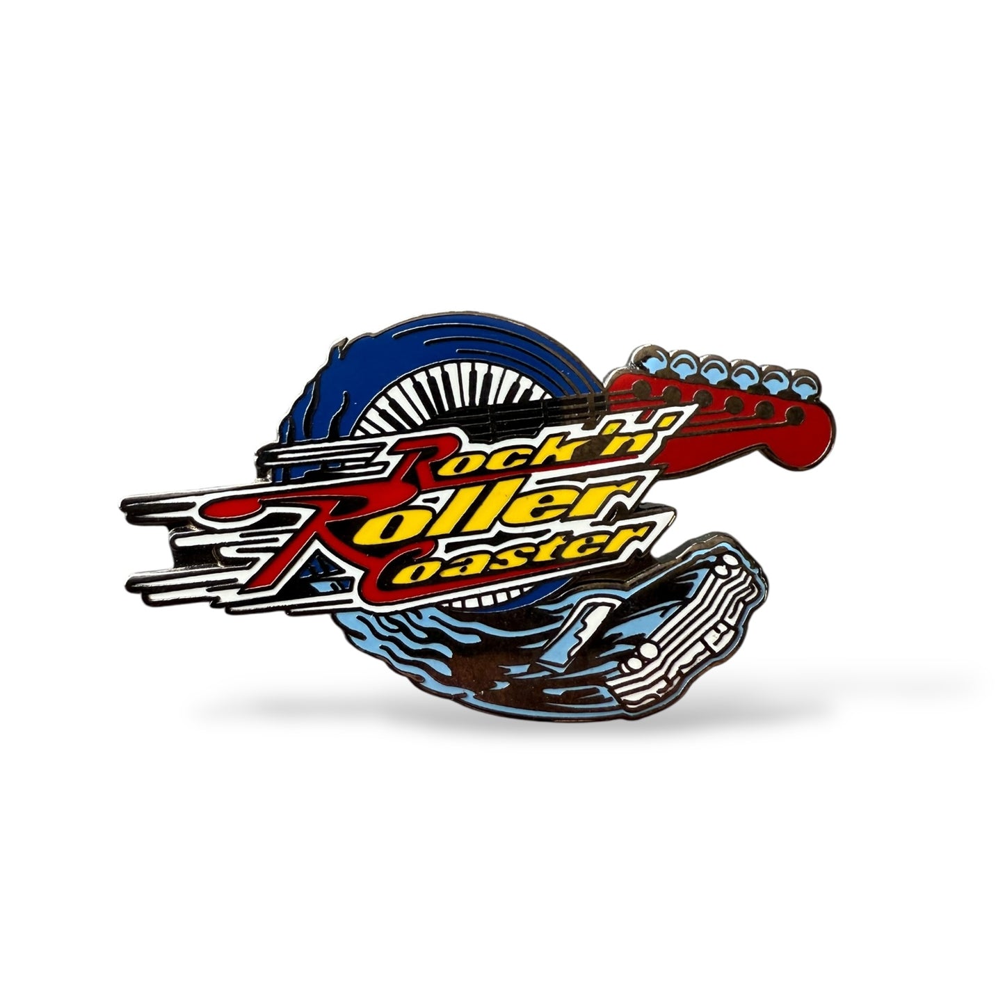 WDW Rock 'n' Roller Coaster Red Guitar Limo Pin