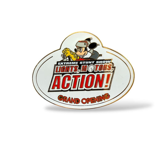 DEC Lights, Motors, Action! Grand Opening Pin