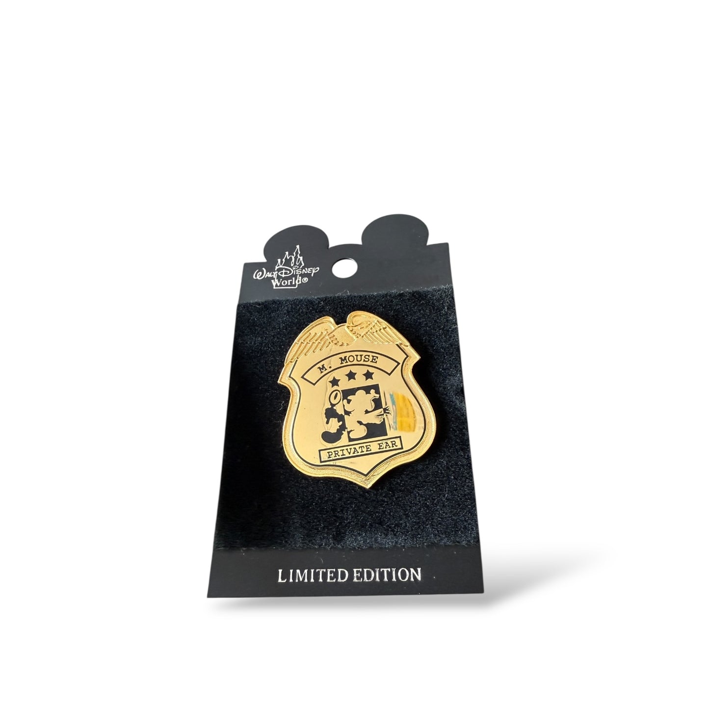 WDW Disneyana Mystery 2002 Mickey Mouse Private Ear Badge Pin