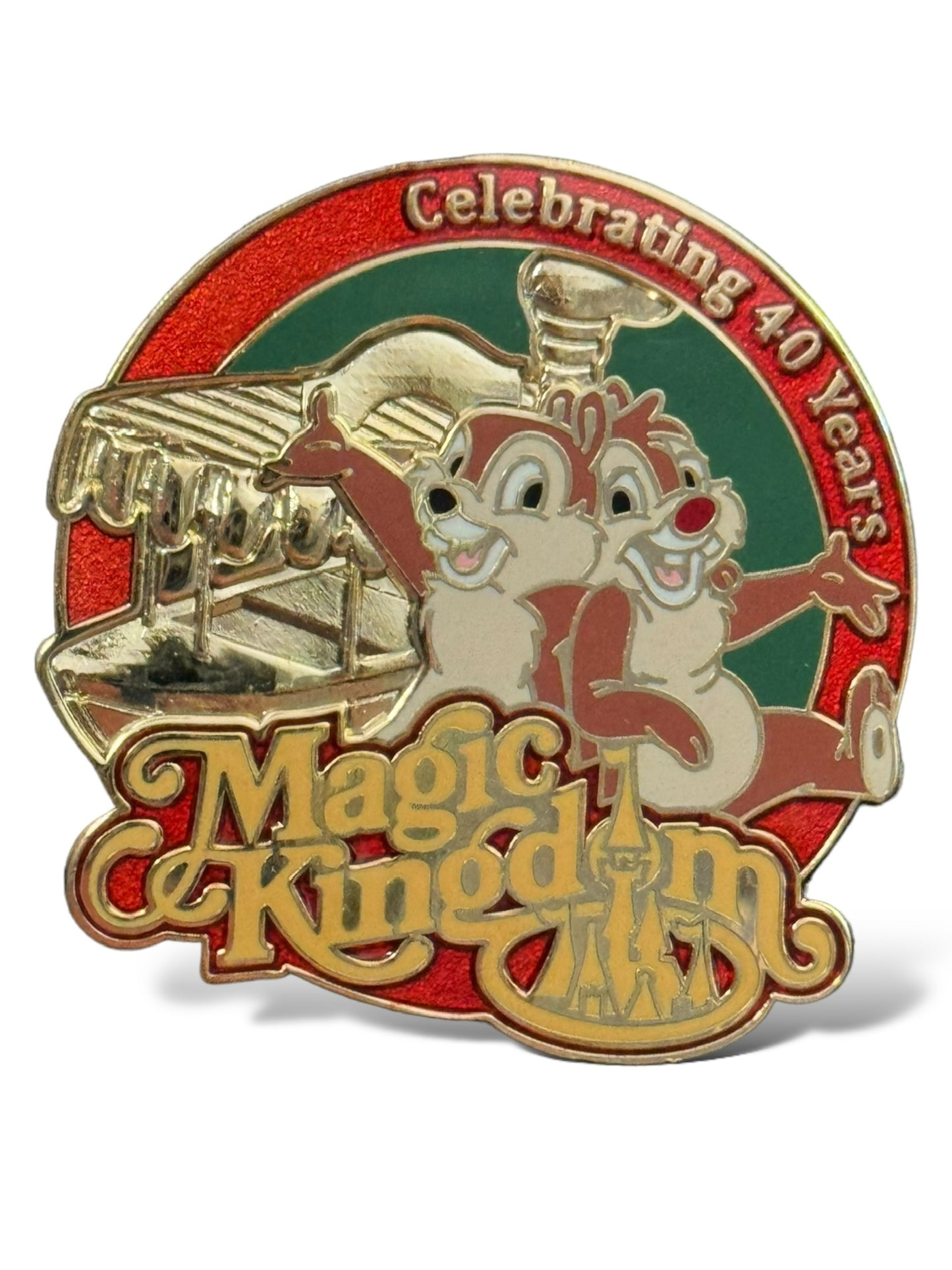WDW Annual Passholder 40 Years Chip n' Dale Jungle Cruise Pin