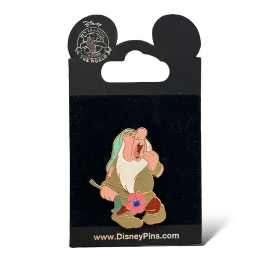 Disney Parks Jeweled Flower Sleepy Pin