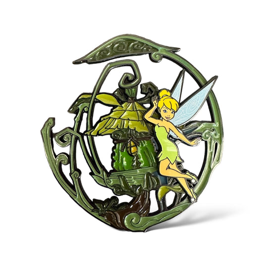 DLRP Awakening the Light Tinker Bell Stained Glass Jumbo Pin