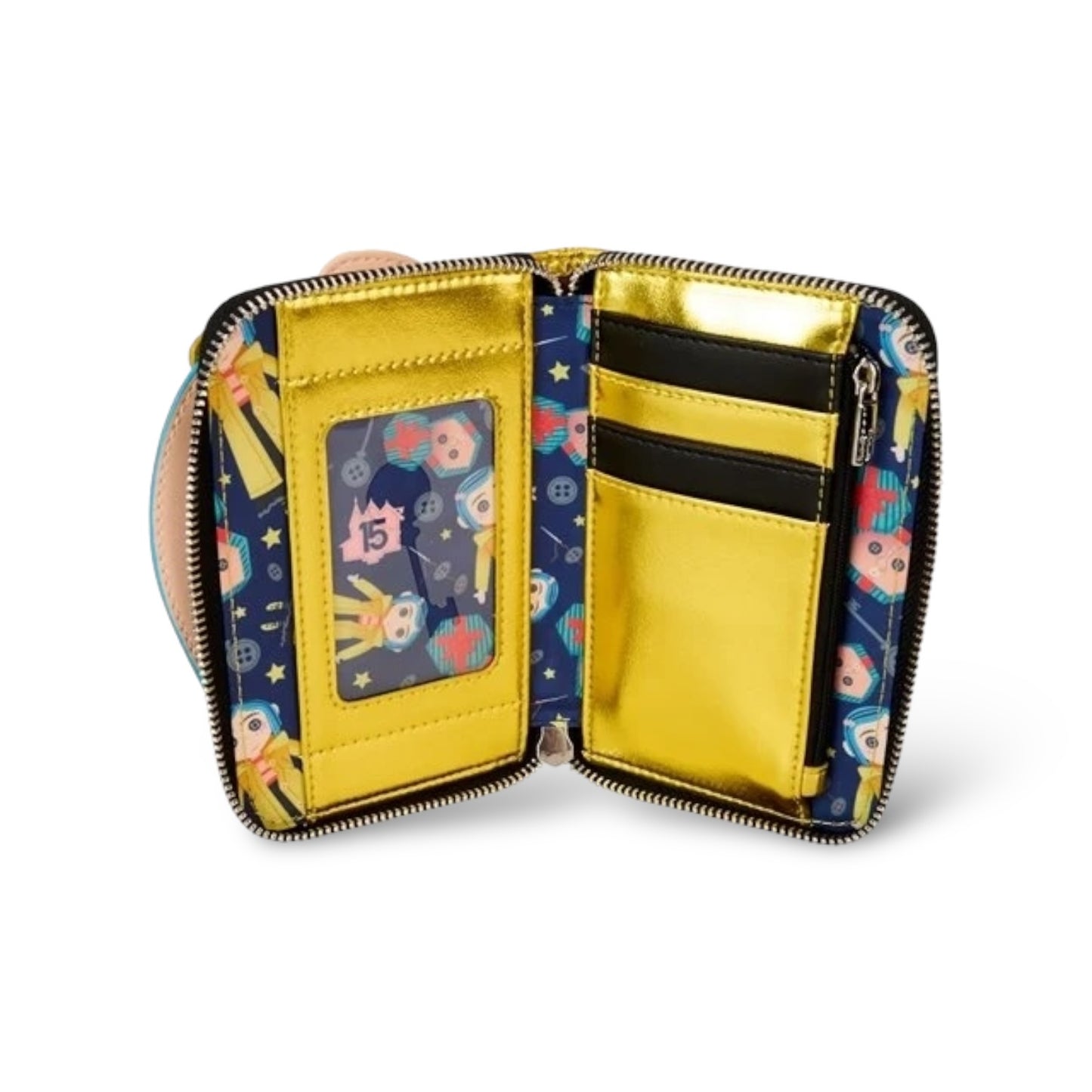 Loungefly Coraline 15th Anniversary Doll Cosplay Zip-Around Wallet