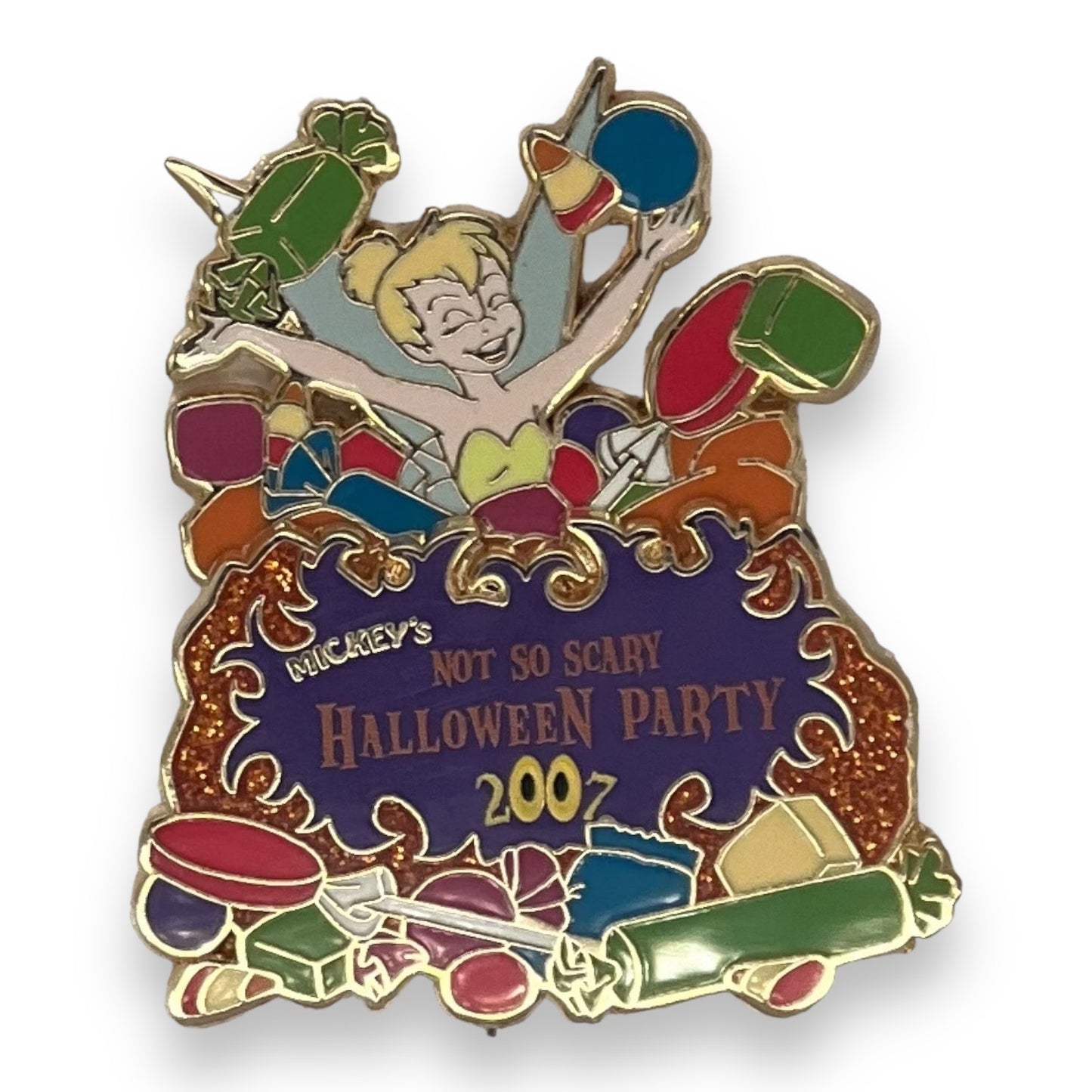 WDW Mickey's Not So Scary Halloween Party 2007 Tinker Bell Pin