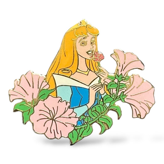 Disney Auctions Among Flowers Aurora Pin