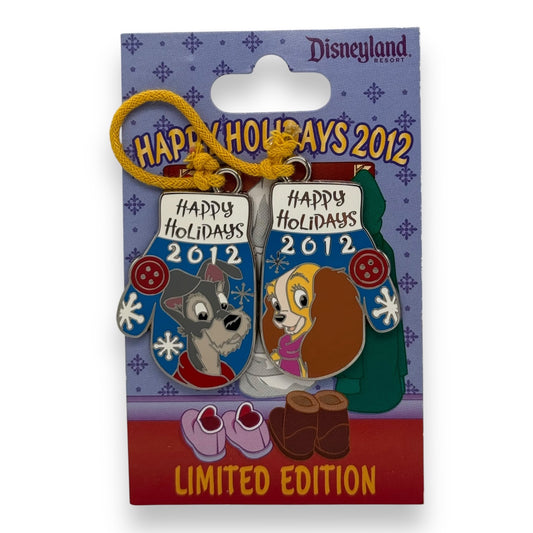 DLR Winter Mittens Lady & Tramp Pin