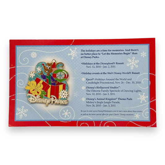 Disney Parks Winter Holiday Jaq Pin