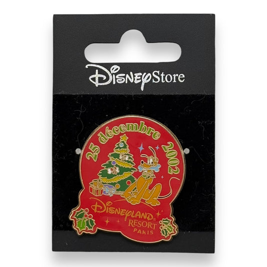 DLRP Noël 2002 Dated Christmas Pluto Pin