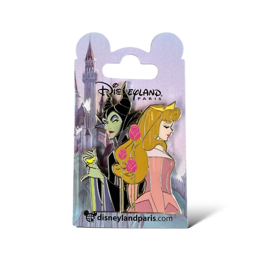 DLRP Sleeping Beauty Maleficent and Aurora Pin