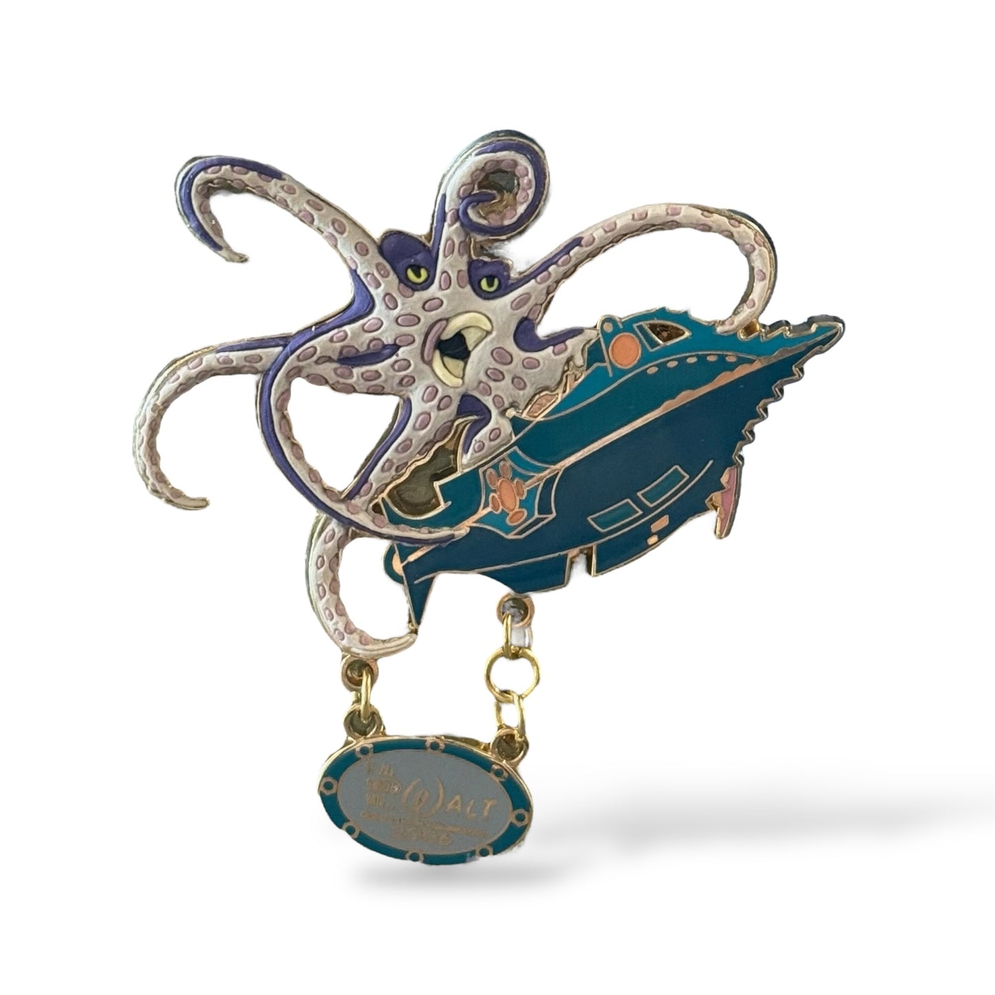WDW It All Started With Walt Film and Television Squid Attack Pin