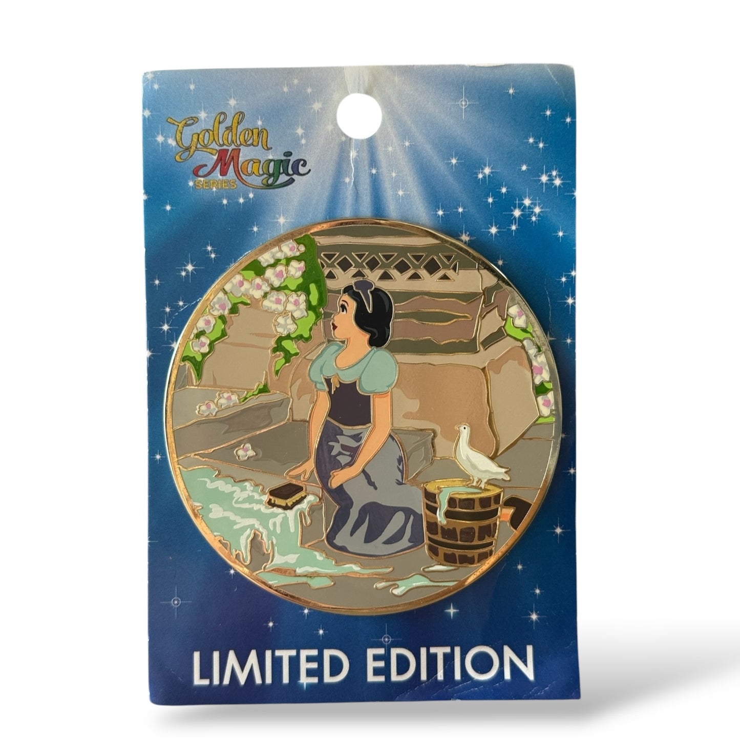 Acme Hotart Golden Magic Hearing a Song Snow White Pin