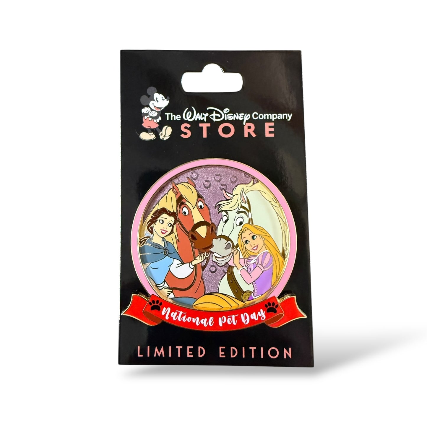 DEC National Pet Day 2025 Belle and Rapunzel Pin