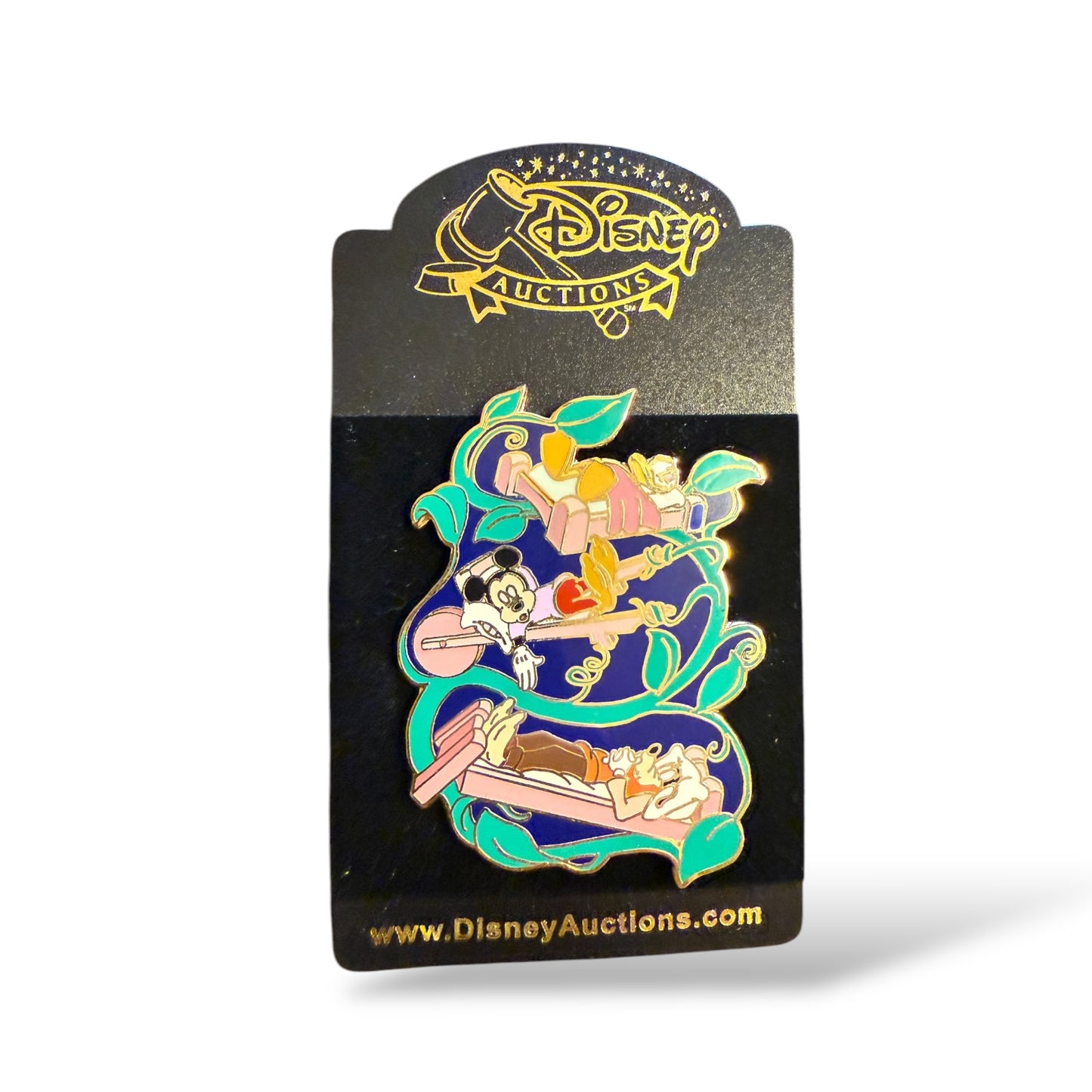 Disney Auctions Classic Mickey Mouse Set Mickey, Donald, Goofy, and Beanstalk Pin