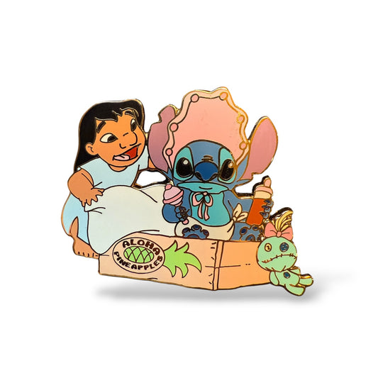 Disney Auctions Lilo Babying Stitch Pin