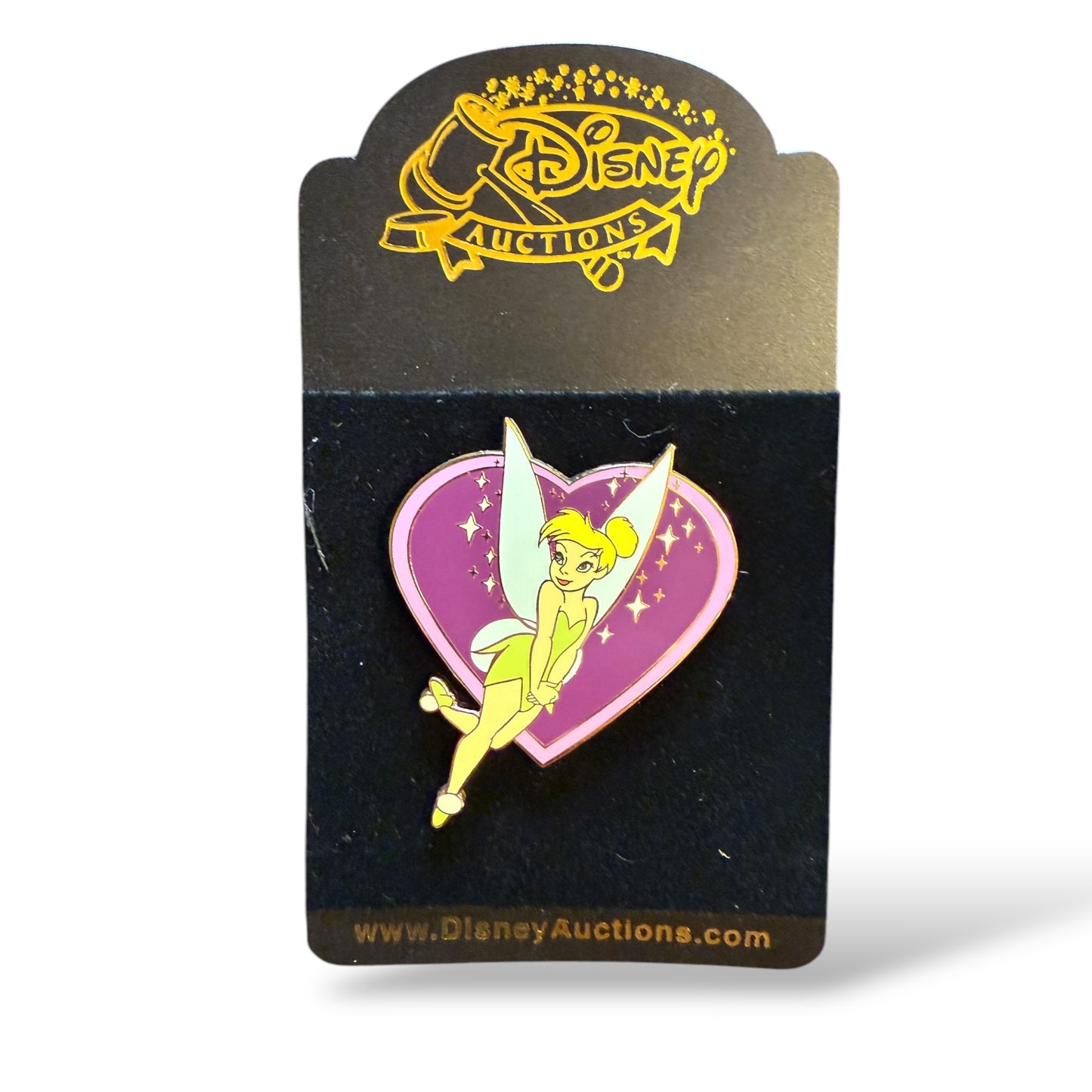 Disney Auctions Tinker Bell in Purple Heart Pin