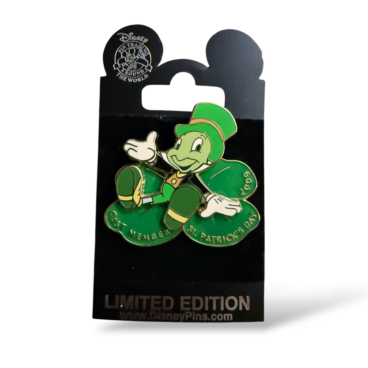 DEC St. Patrick's Day 2009 Jiminy Cricket Pin