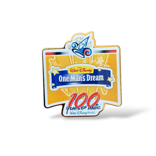 WDW 100 Years of Magic One Man's Dream Pin