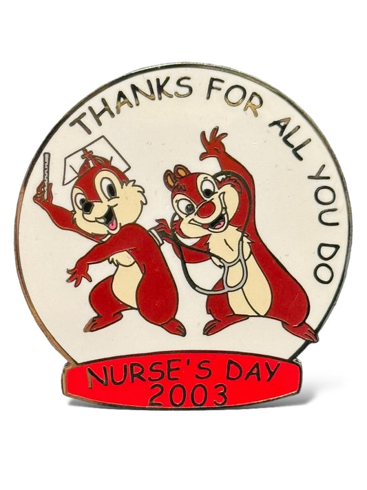 WDW Chip & Dale Nurses Day 2003 Pin