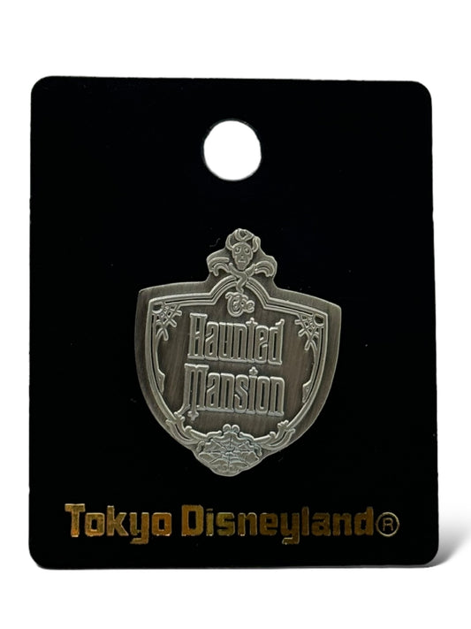 TDR Haunted Mansion Pewter Emblem Pin