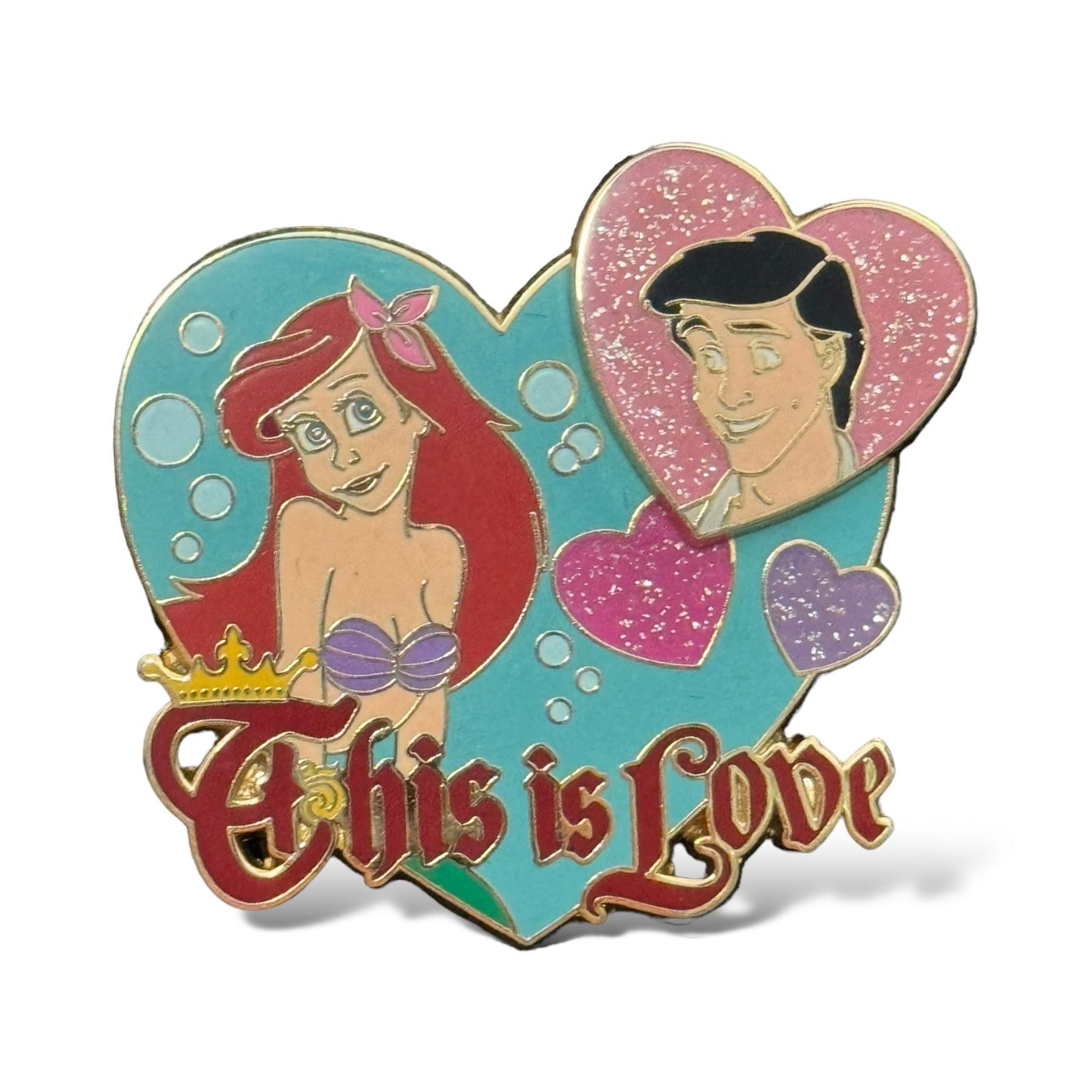 WDW Ariel and Eric This is Love Pin