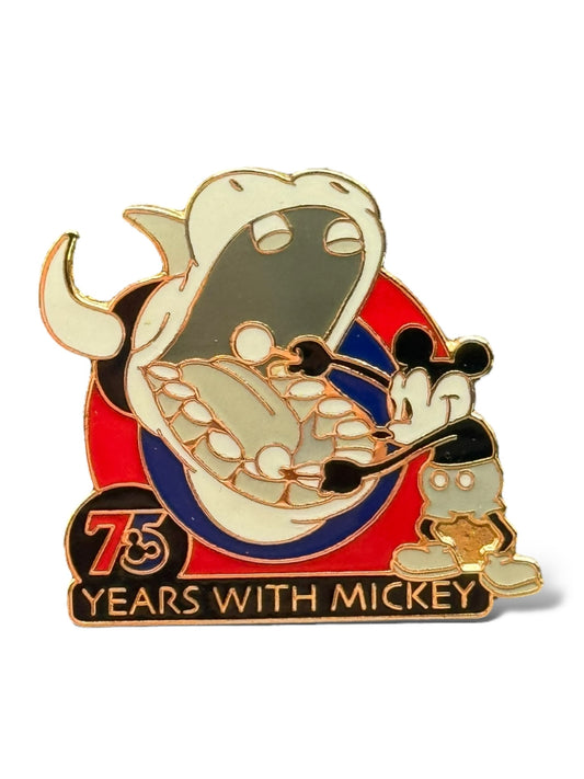 WDW 75 Years With Mickey Playing Xylophone Cow Pin