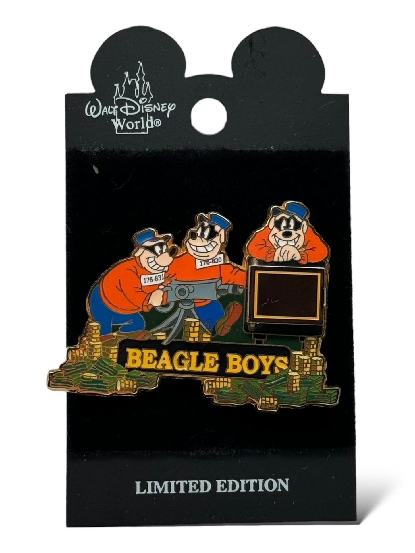 WDW 50th Anniversary Ducktales Beagle Boys Pin