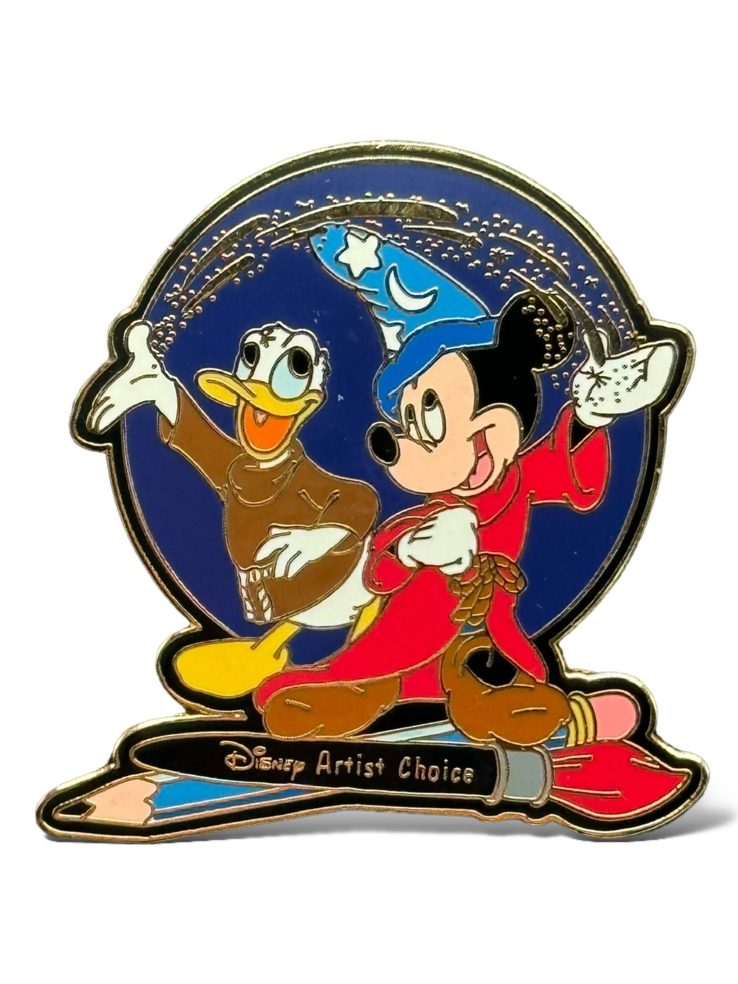 WDW Artist Choice Sorcerer Mickey with Donald Pin