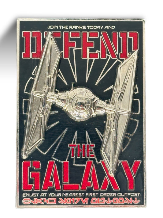 Disney Parks First Order Defend the Galaxy Jumbo Pin