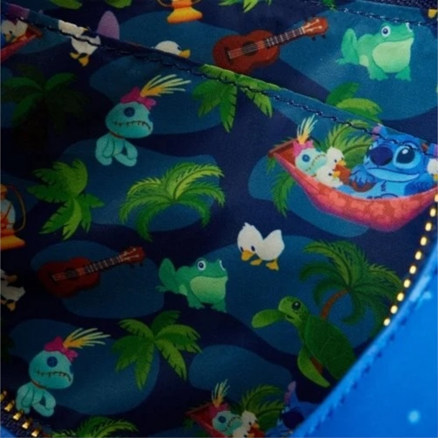 Loungefly Lilo & Stitch Camping Cuties Hammock Crossbody Bag