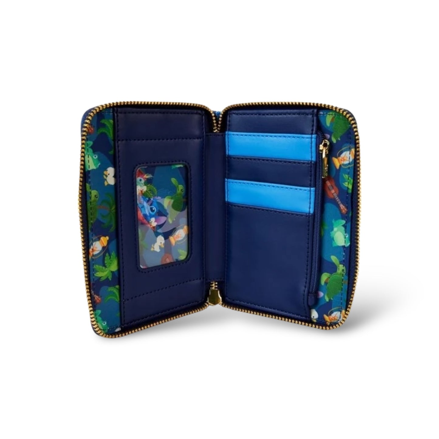 Loungefly Lilo & Stitch Camping Cuties Zip-Around Wallet