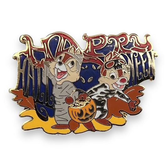 DEC Happy Halloween 2010 Chip 'n Dale Pin