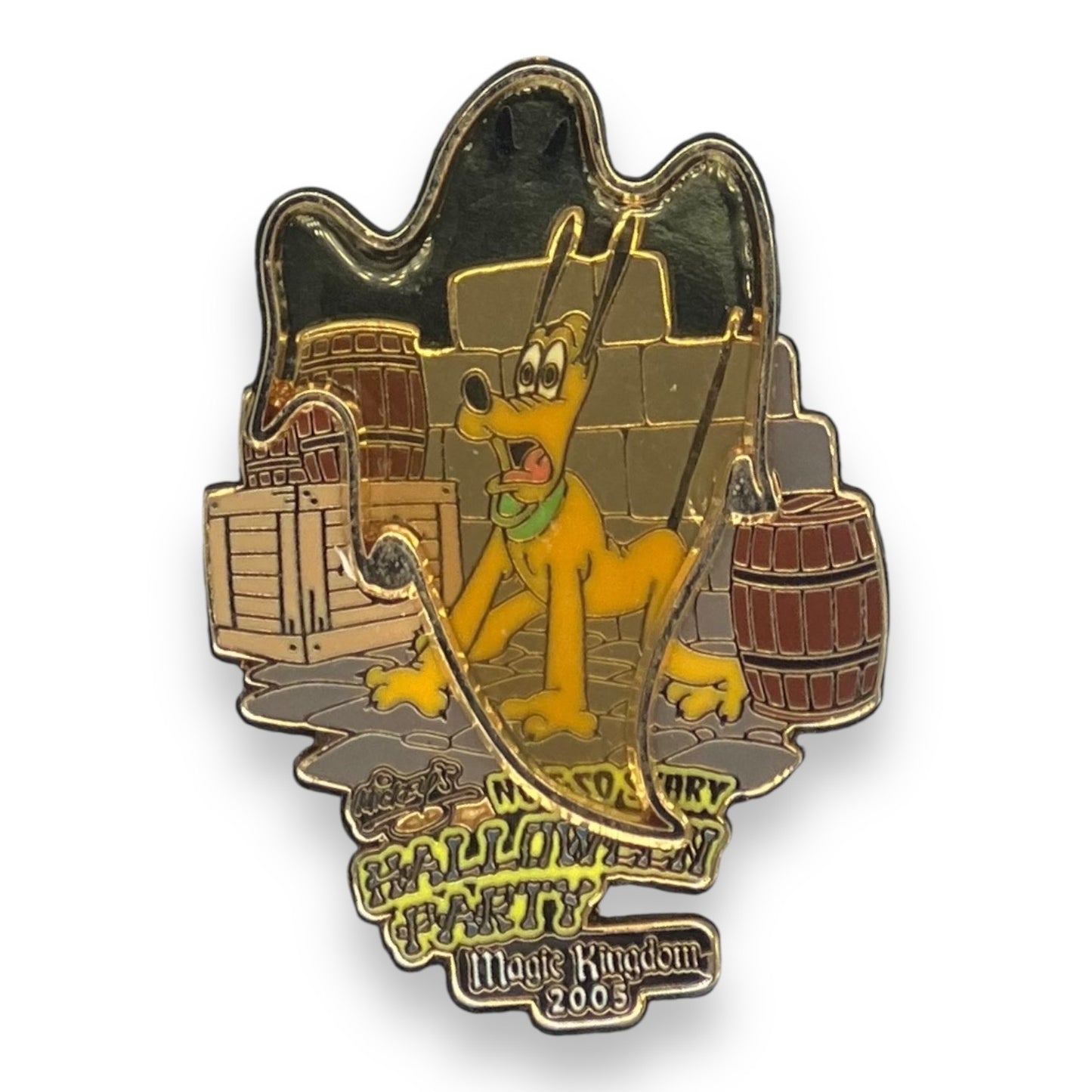 WDW Mickey's Not So Scary Halloween Party 2005 Pluto with Ghosts Pin