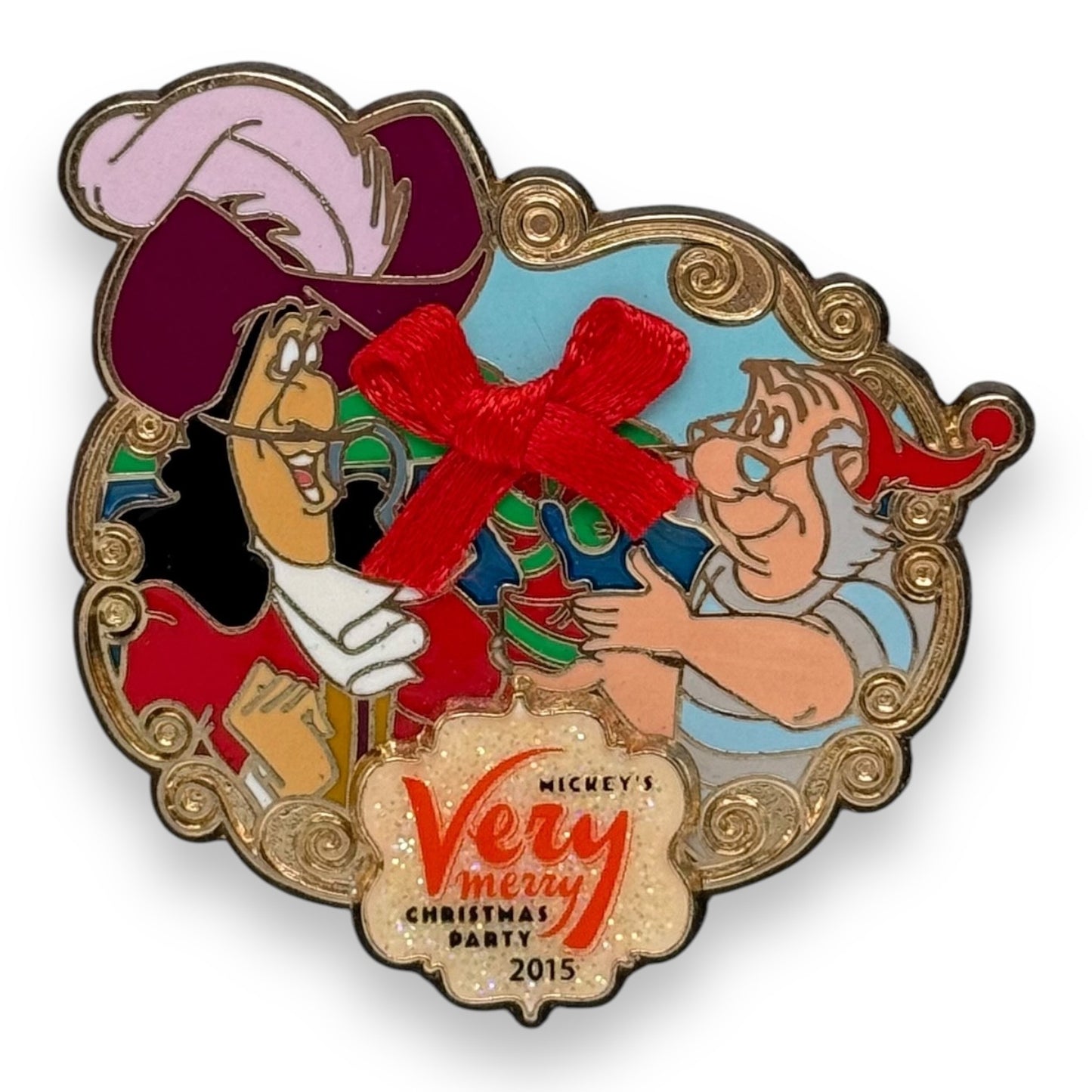 WDW Mickey's Very Merry Christmas Party 2015 Captain Hook and Smee Pin