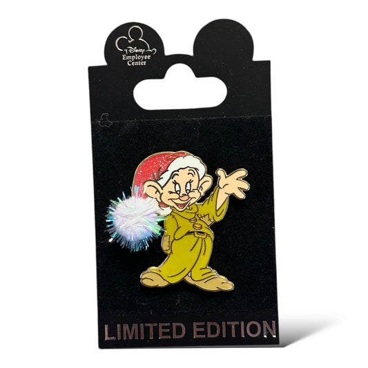 DEC Dopey Christmas Santa Hat Buzz Ball Pin